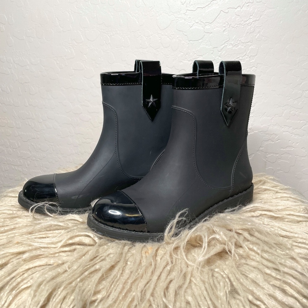 Jimmy Choo Edie Black Rain Boot